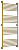 Полотенцесушитель водяной Сунержа Богема+ прямая 1500х600 подключение универсальное, состаренная латунь