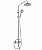 Душевая стойка Mofem Zenit 802 153-1901-02 со смесителем, ручным и верхним душем, с изливом