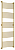 Полотенцесушитель водяной Сунержа Богема+ выгнутая 1900х600 подключение универсальное, золото матовое