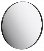 Зеркало Aqwella RM 80 круглое в металлической раме, черный