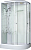 Душевая кабина Niagara NG-303N L мозаик 117x78 см, левая, стекло прозрачное с рисунком / профиль белый
