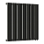 Радиатор стальной Empatiko Takt R1-832-500 Confident Black 832x536 21 секция, вертикальный 1-трубчатый, нижнее правое подключение, черный (Confident Black)