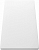 Разделочная доска Blanco Median 217611 для моек, универсальная, пластик, белый