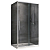 Душевой уголок Abber Schwarzer Diamant AG30130H-S100 без поддона, 130x100x195 cм, стекло прозрачное / профиль хром