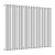 Радиатор стальной Empatiko Takt S1-952-500 Mild White 952x536 24 секции, вертикальный 1-трубчатый, боковое подключение, мягкий белый (Mild White)