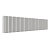 Радиатор стальной Empatiko Takt S2-1432-200 Cozy grey 1432x236 36 секций, вертикальный 2-трубчатый, боковое подключение, серый (Cozy grey)