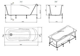 vanna-roca-uno-160kh75-pryamougolnaya-belaya-zru9302869-shema