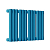Радиатор стальной Empatiko Takt S1-472-200 Dreamy Blue 472x236 12 секций, вертикальный 1-трубчатый, боковое подключение, синий (Dreamy Blue)