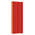 Радиатор стальной Empatiko Takt LR2-472-1750 Friendly Red 472x1786 24 секции, вертикальный 2-трубчатый, нижнее подключение, красный (Friendly Red)