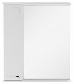 Шкаф зеркальный Айсберг Классик 60 левый, белый