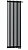 Радиатор стальной Zehnder Charleston Completto 2180 вертикальный двухтрубчатый, 10 секций, нижнее подключение, черный