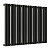 Радиатор стальной Empatiko Takt S1-952-500 Confident Black 952x536 24 секции, вертикальный 1-трубчатый, боковое подключение, черный (Confident Black)