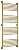 Полотенцесушитель водяной Сунержа Богема+ выгнутая 1500х600 подключение универсальное, состаренная латунь