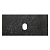 Столешница BelBagno 1000x460x20 без отверстия под смеситель, керамогранит, marmo nero opaco (черный матовый мрамор)
