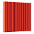 Радиатор стальной Empatiko Takt LR2-952-500 Friendly Red 952x536 48 секций, вертикальный 2-трубчатый, нижнее подключение, красный (Friendly Red)