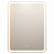 Шкаф зеркальный Continent Elliot 550x800 правый, с LED подсветкой, сенсорный выключатель и розетка для эл.приборов