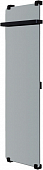 Полотенцесушитель электрический Allen Brau Infinity 140x44 зеркальный, с рейлингом и креплением / черный браш