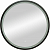 Зеркало Continent Style White D600 круглое, с LED подсветкой, белый