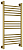 Полотенцесушитель водяной Сунержа Богема+ прямая 800х400 подключение универсальное, состаренная латунь