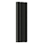 Радиатор стальной Empatiko Takt LR2-352-1750 Confident Black 352x1786 18 секций, вертикальный 2-трубчатый, нижнее подключение, черный (Confident Black)
