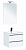 Комплект мебели для ванной комнаты Aquanet Lino 60, белый матовый