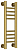 Полотенцесушитель водяной Сунержа Богема+ прямая 500х150 подключение универсальное, состаренная латунь