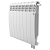 Радиатор биметаллический Royal Thermo BiLiner 500 VR, 8 секций, нижнее правое подключение, белый (Bianco Traffico)