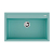 Мойка кухонная Omoikiri Kitagawa 79-LB-AZ artceramic / azur blue