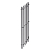 Полотенцесушитель электрический Melodia Desire Cascade Ferrum 120x23 П5, 4 крючка, графит
