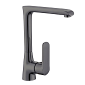 Смеситель Melodia Heavy Metal MDV35615gn для кухни, без гибкой подводки, оружейная сталь
