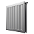 Радиатор стальной панельный Royal Thermo Ventil Hygiene, тип 20, 1000x300 мм, нижнее подключение, серый (silver satin)