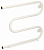 Полотенцесушитель водяной Сунержа М-образный 500х650  2 полки, подключение вертикальное, белый