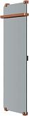 Полотенцесушитель электрический Allen Brau Infinity 140x44 зеркальный, с рейлингом и креплением / медь браш