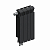 Радиатор биметаллический Rifar Monolit Ventil 500, 4 секции, нижнее подключение левое (MVL), антрацит
