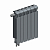Радиатор биметаллический Rifar Monolit Ventil 500, 6 секций, нижнее подключение левое (MVL), титан