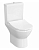 Унитаз-компакт VitrA Integra Round 9833B003-7206 безободковый, Open-Back, с тонким сиденьем с микролифтом