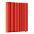 Радиатор стальной Empatiko Takt LR2-712-500 Friendly Red 712x536 36 секций, вертикальный 2-трубчатый, нижнее подключение, красный (Friendly Red)