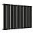 Радиатор стальной Empatiko Takt S1-1072-500 Confident Black 1072x536 27 секций, вертикальный 1-трубчатый, боковое подключение, черный (Confident Black)