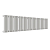 Радиатор стальной Empatiko Takt S1-1192-200 Cozy grey 1192x236 30 секций, вертикальный 1-трубчатый, боковое подключение, серый (Cozy grey)