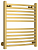 Полотенцесушитель водяной Сунержа Аркус 600х500 подключение универсальное, золото матовое